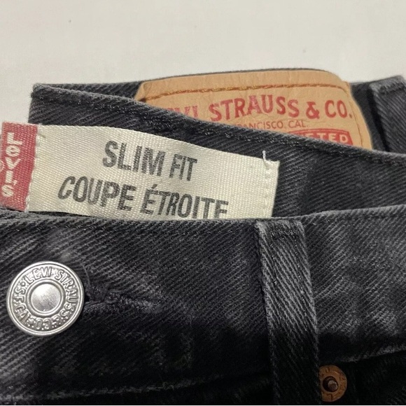 Vintage Men’s Jeans CALVIN KLEIN & LEVIS 550 *Adult Size 30* Black & Gray Denim - Picture 9 of 12